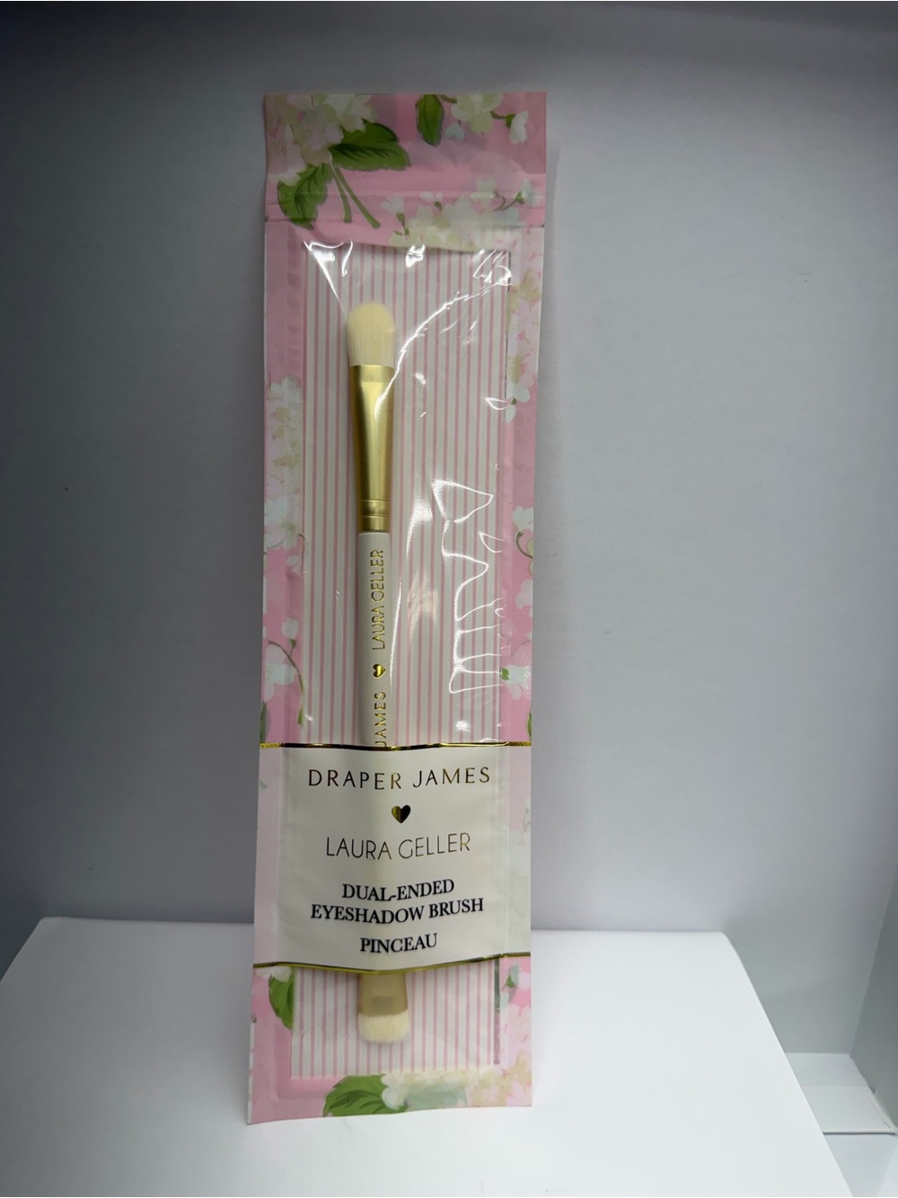 Draper James x Laura Geller Dual Ended Eyeshadow Brush NEW Sealed